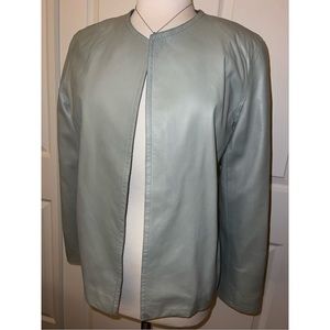 Donna Karan 100% Lambskin Leather Jacket